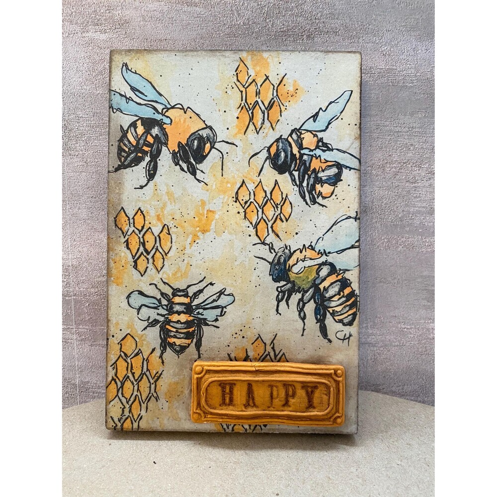 Wall art with Bee design